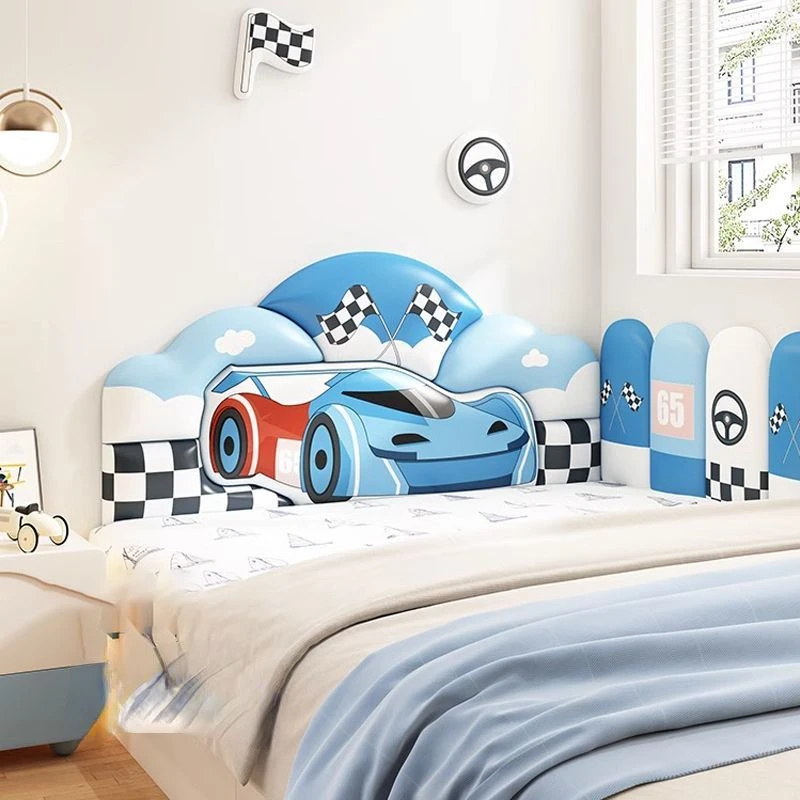소년용 타타미 소프트 패드 벽면 보호대, 만화 자동차  - Headboard Cushion Backrest Tatami 리뷰 및 가격